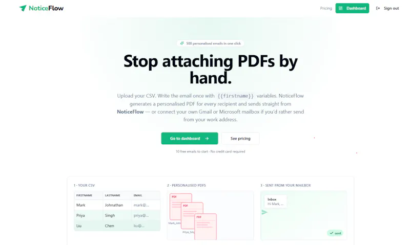 NoticeFlow screenshot 2