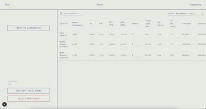 DCA — Portfolio & Dividend Tracker gallery image