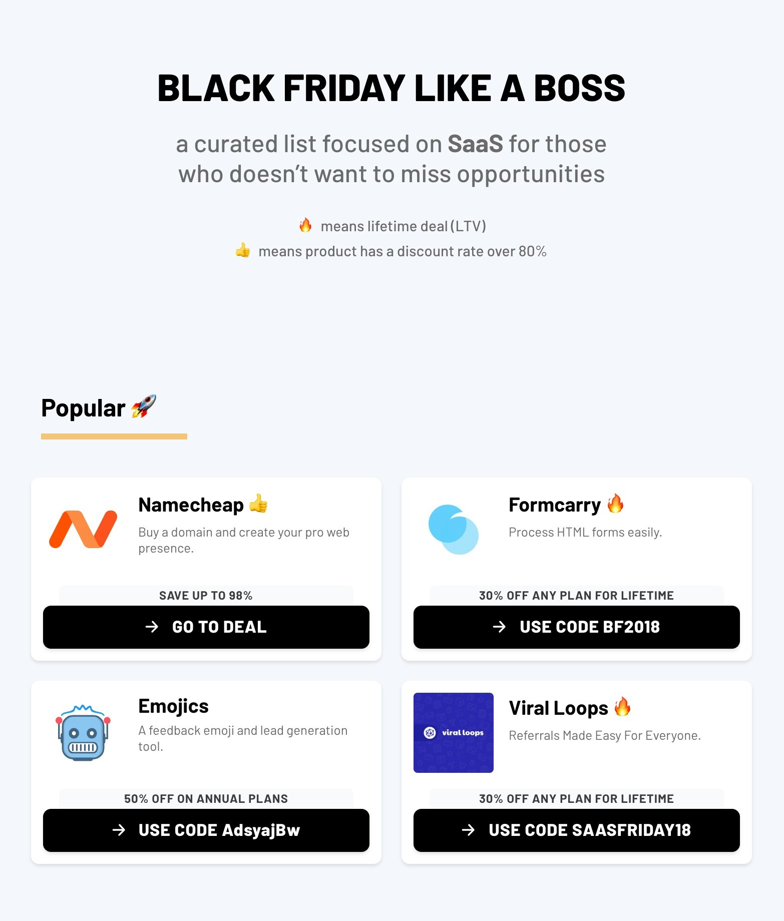 Black Friday SaaS Deals gallery image