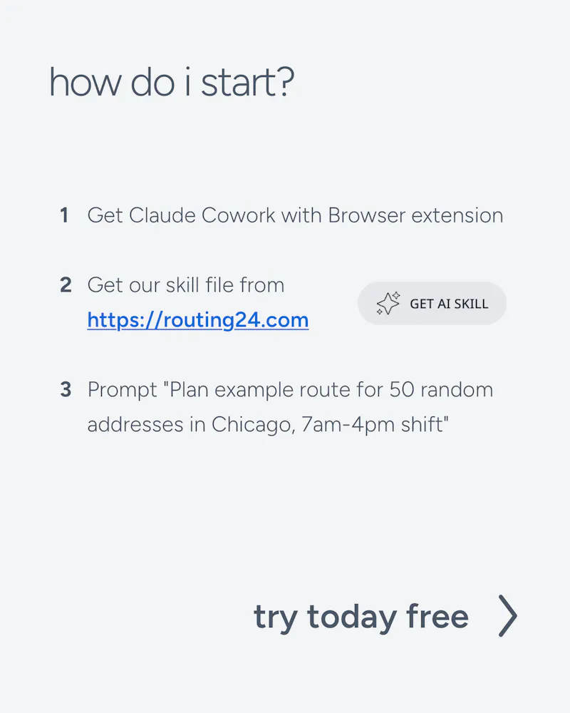 Routing24 for Claude Cowork screenshot 4