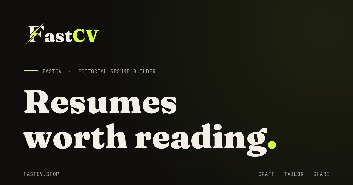 FastCV gallery image