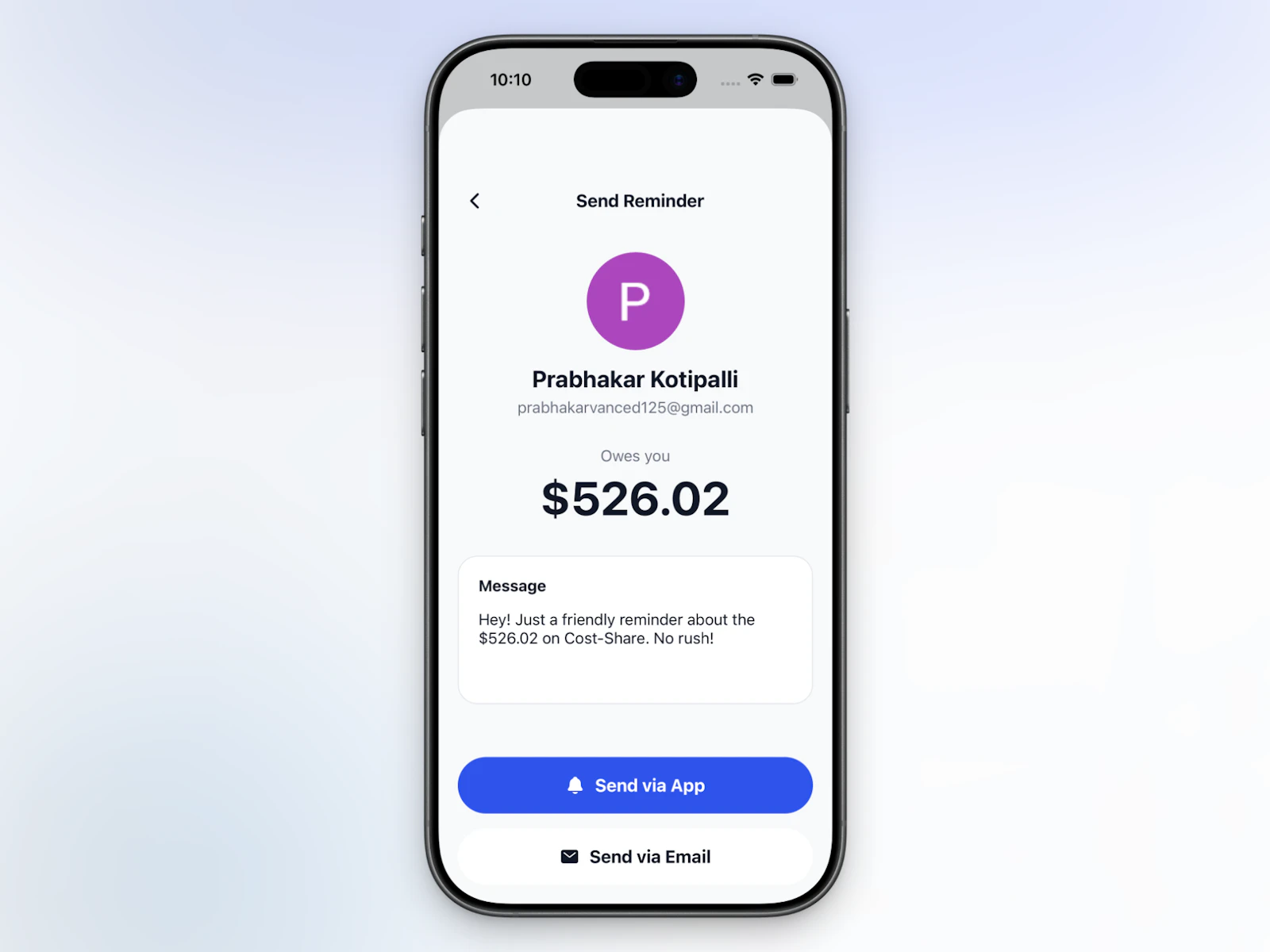 Cost Share screenshot 8