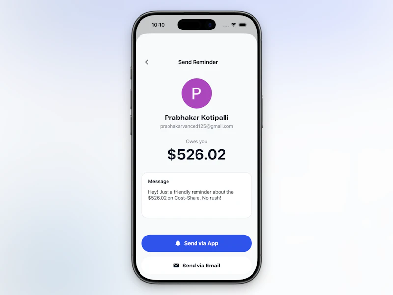 Cost Share screenshot 8