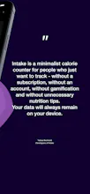 Intake: Calorie Counter gallery image