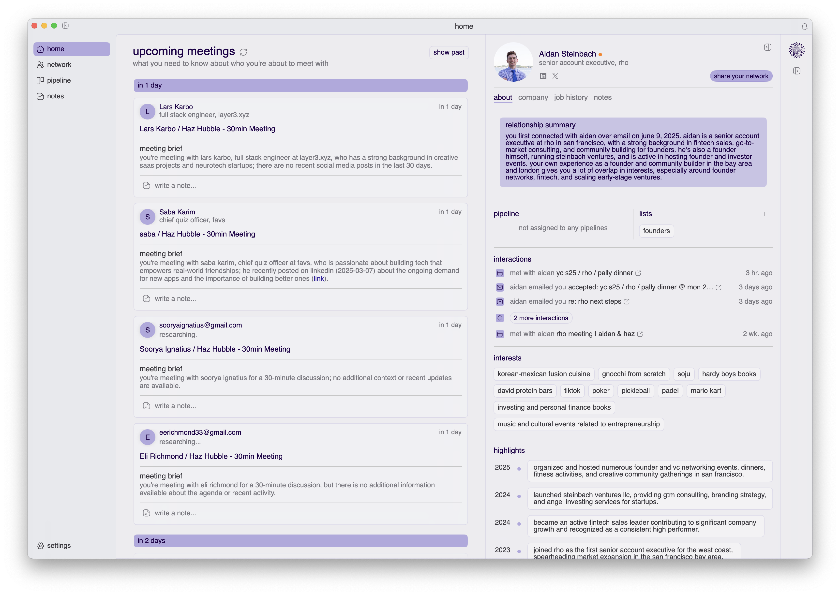 Pally - AI Relationship Management media 3