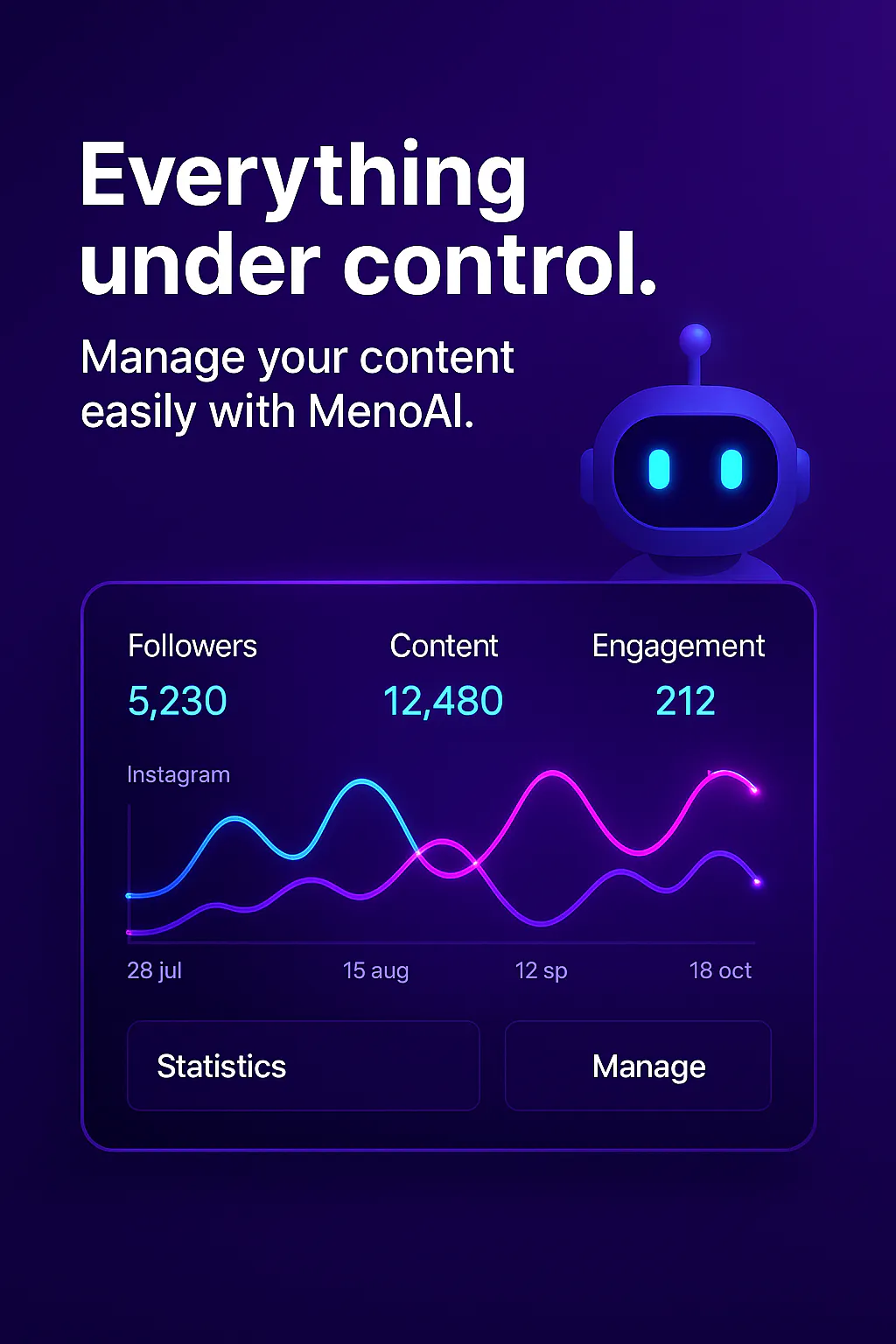 MenoAI — Instagram Posts in 1 Click gallery image