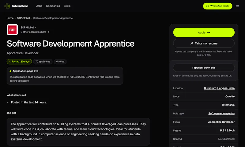 InternDoor screenshot 4