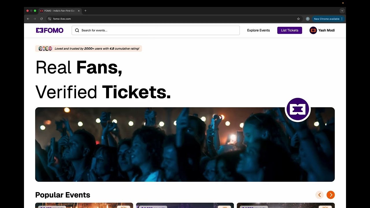 Fomo:Live Events gallery image