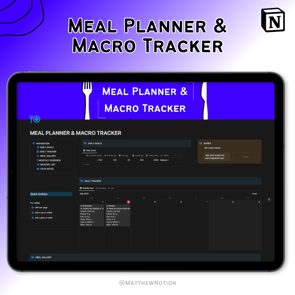 Meal Planner & Macro... logo