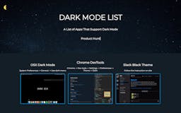 Dark Mode List media 2
