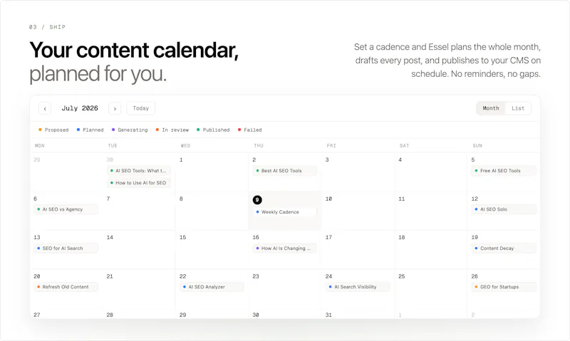 Essel screenshot 4