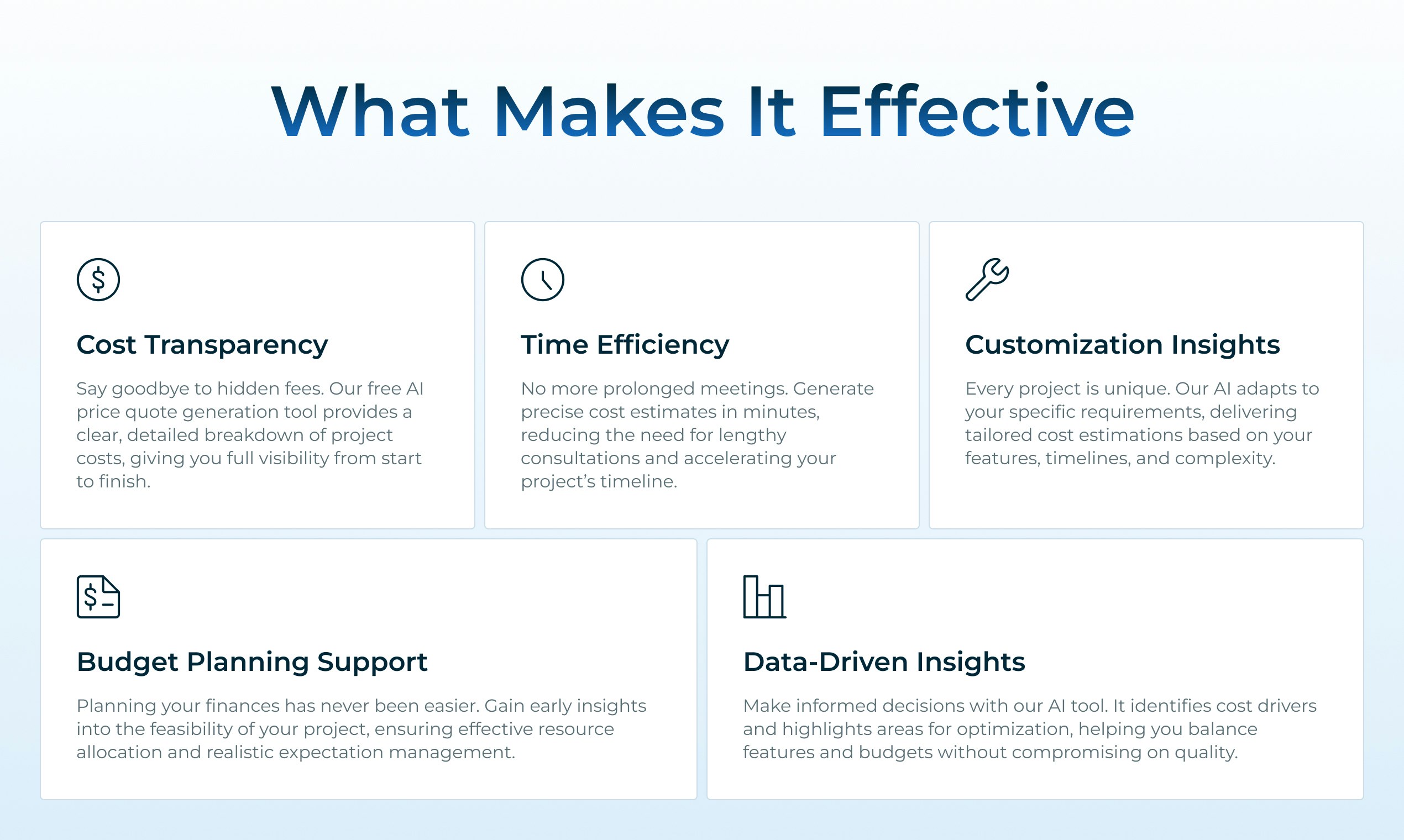 AI-Powered Software Cost Estimator gallery image