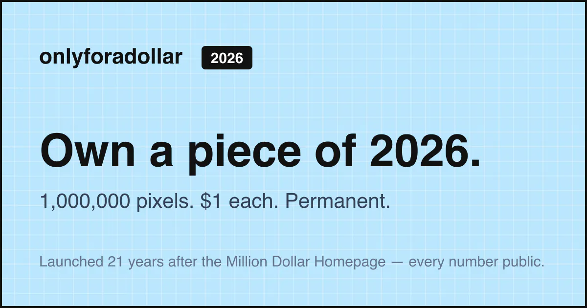 onlyforadollar.com gallery image