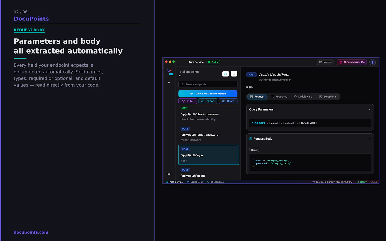 DocuPoints screenshot 2