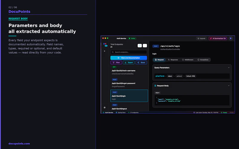 DocuPoints screenshot 2