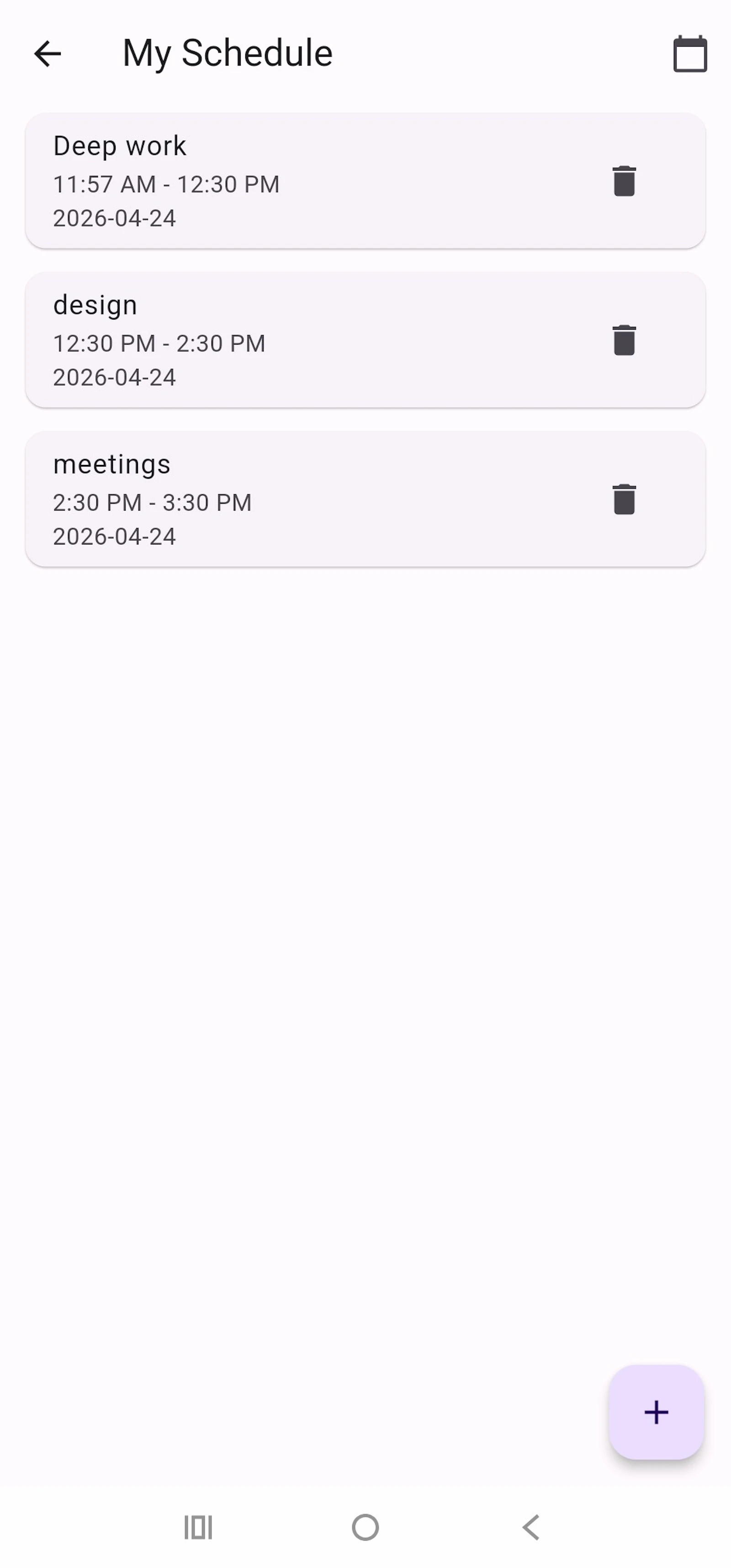 bMindful screenshot 2