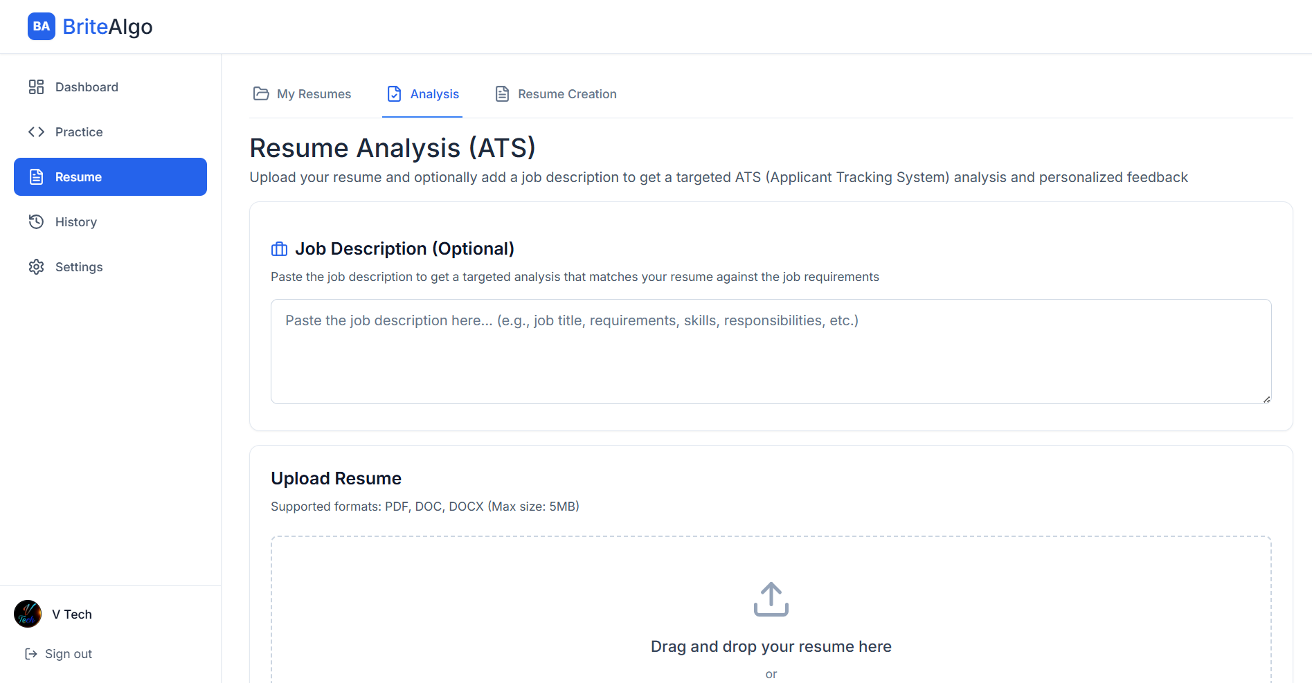 Brite Algo - Screenshot 4 showing product features and functionality
