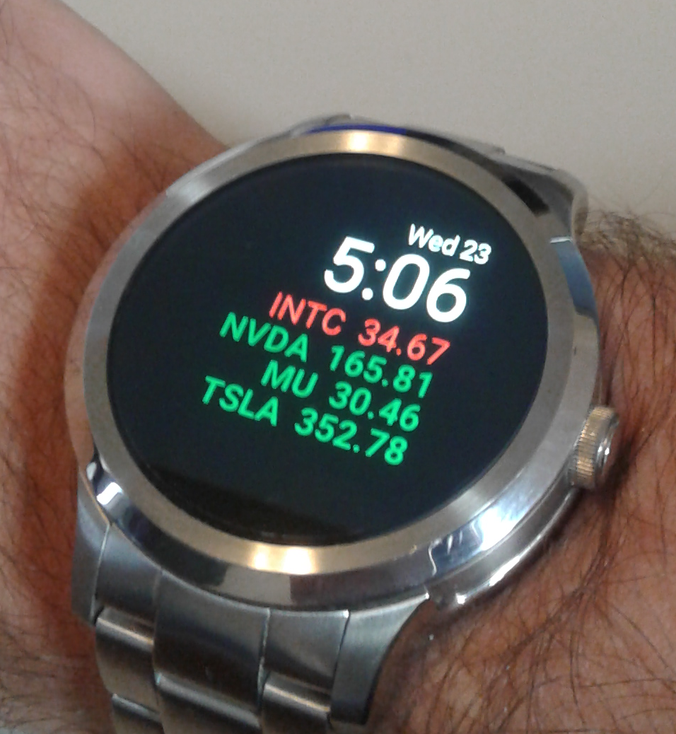 Stock Watch Face