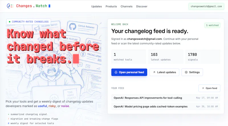 Changes.Watch screenshot 4