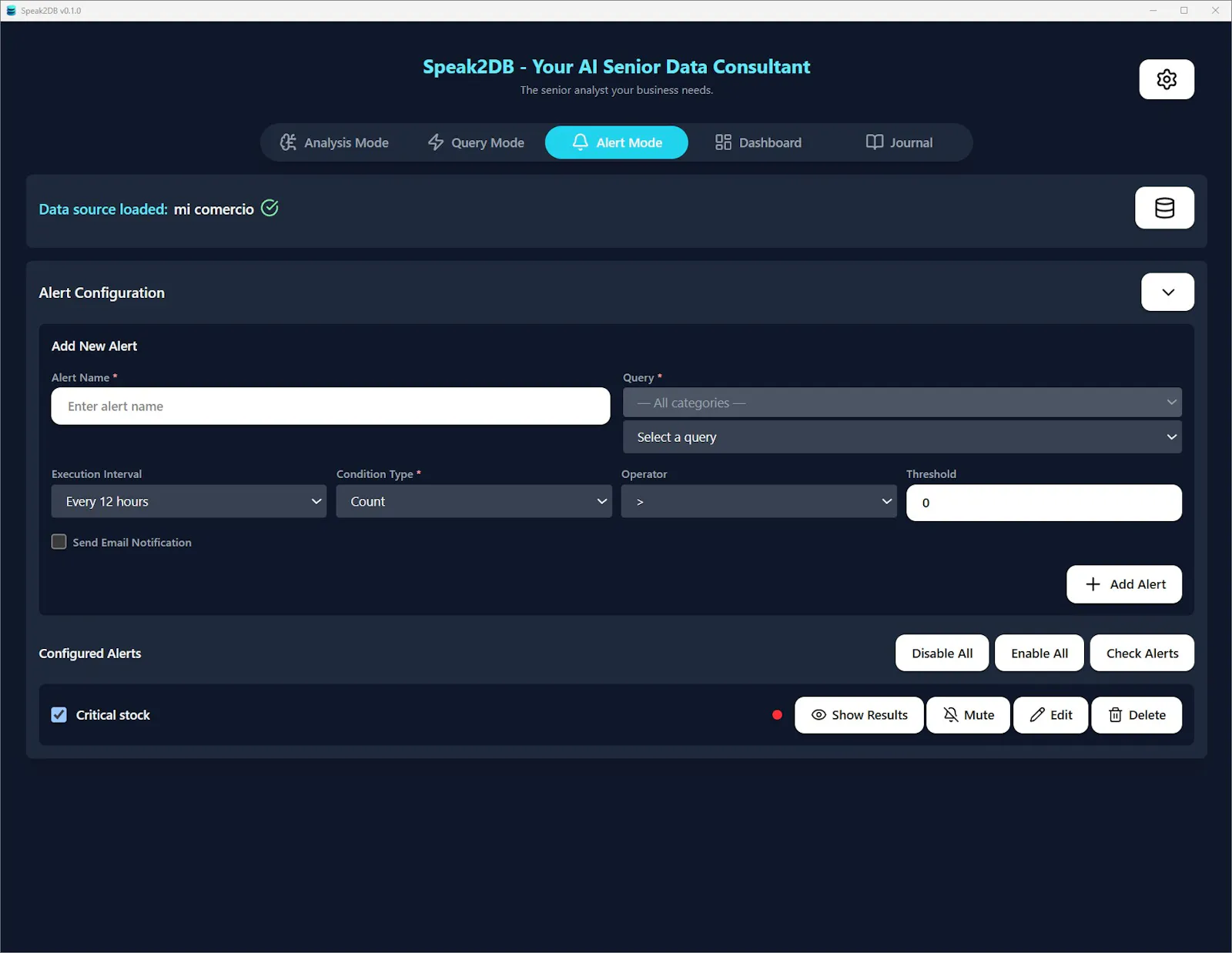 Speak2DB screenshot 2
