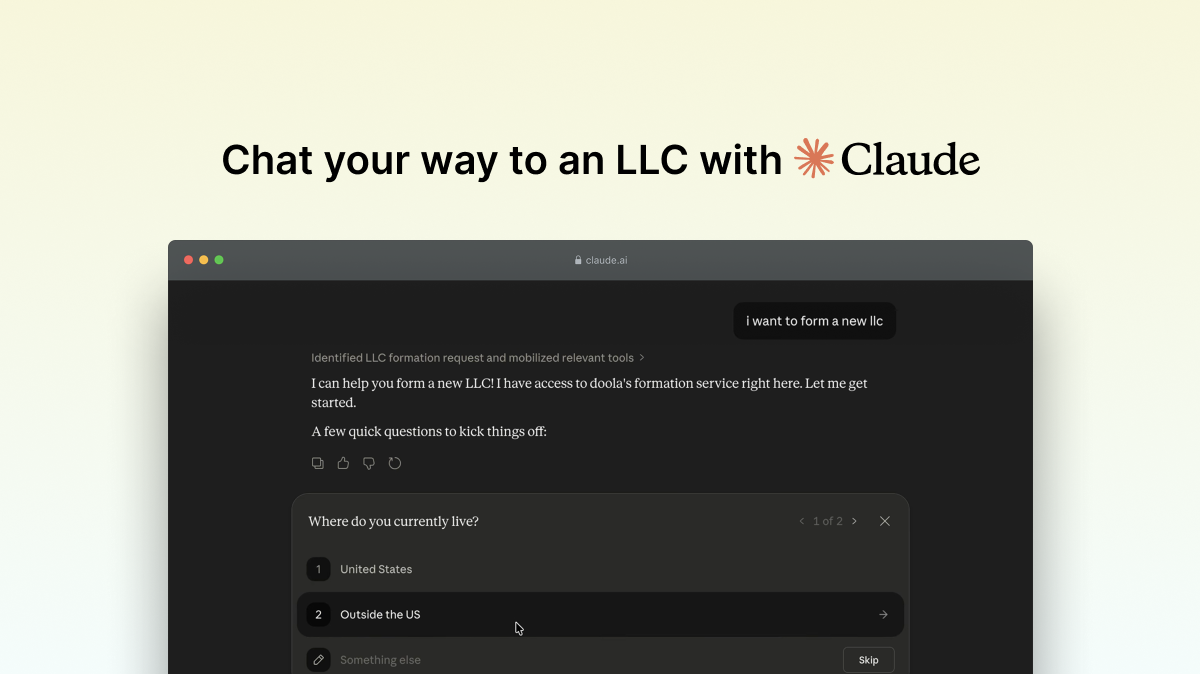 doola MCP for US LLC Formation gallery image