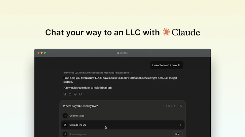 doola MCP for US LLC Formation screenshot 3