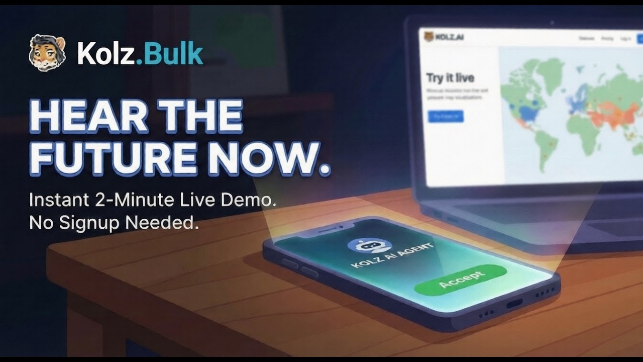 Kolz Bulk – AI Bulk Calling Platform gallery image