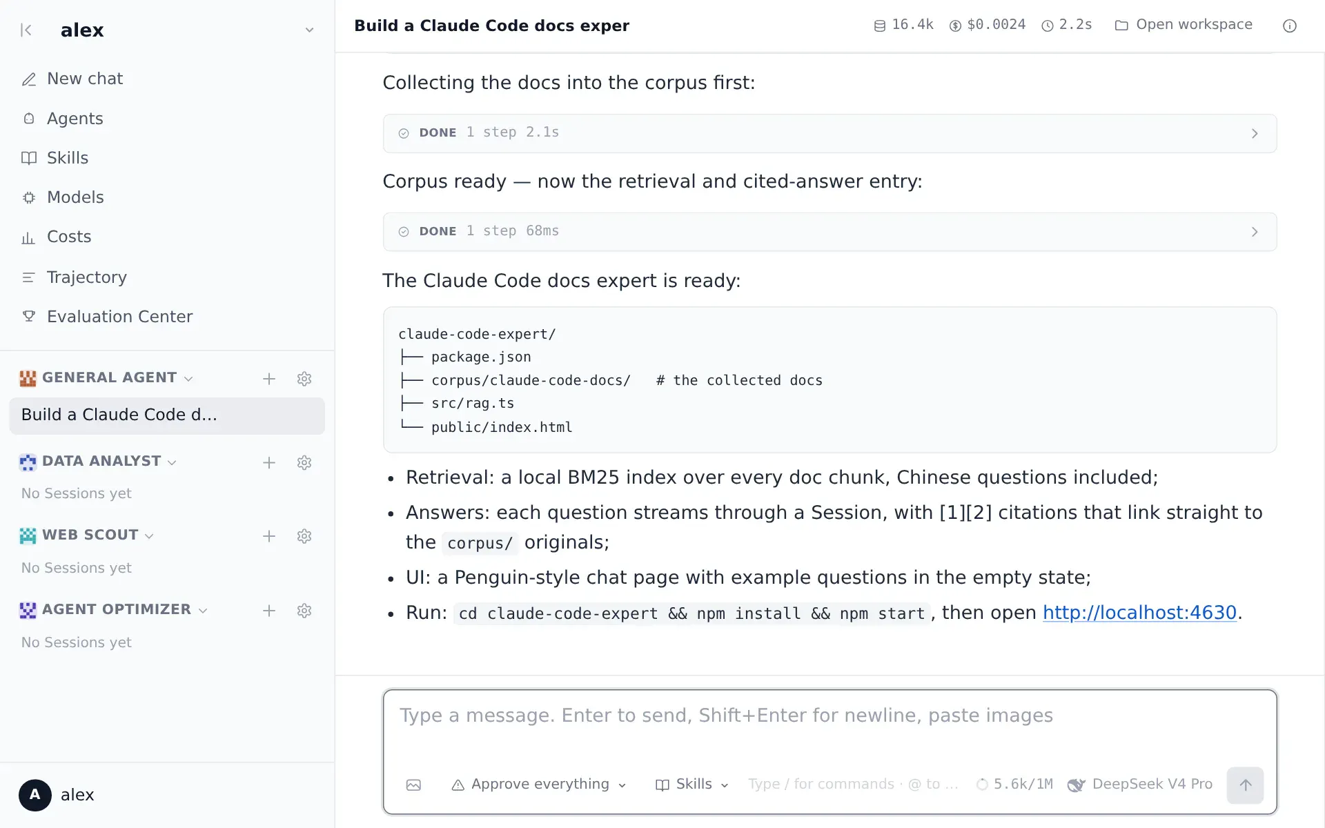 PenguinHarness screenshot 2