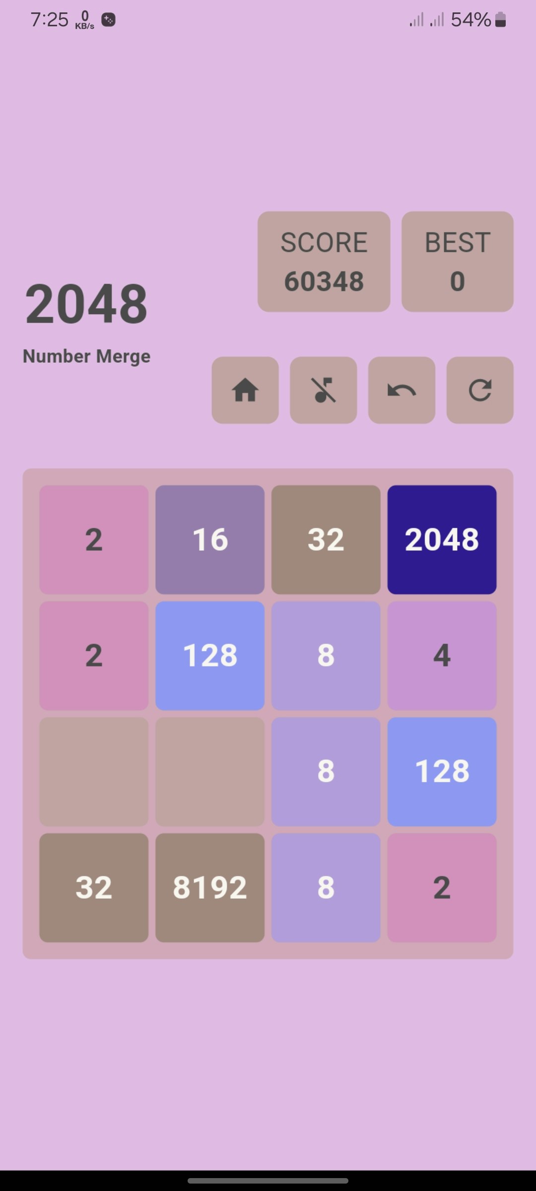 Media 2048: nombor gabungan 2