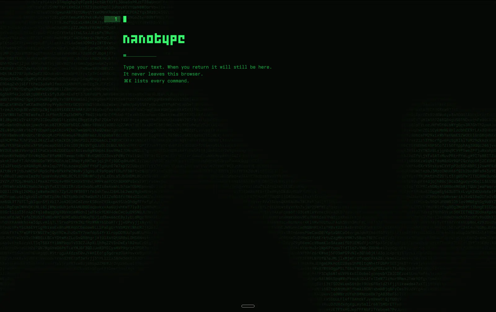 Nanotype screenshot 1