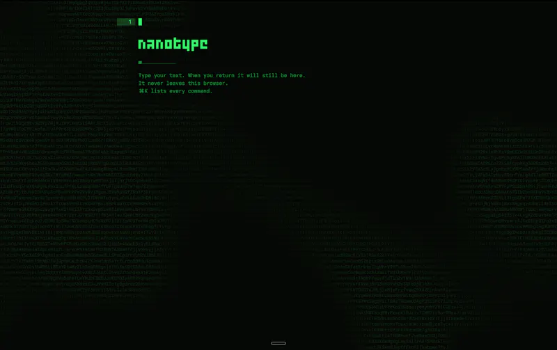 Nanotype screenshot 1