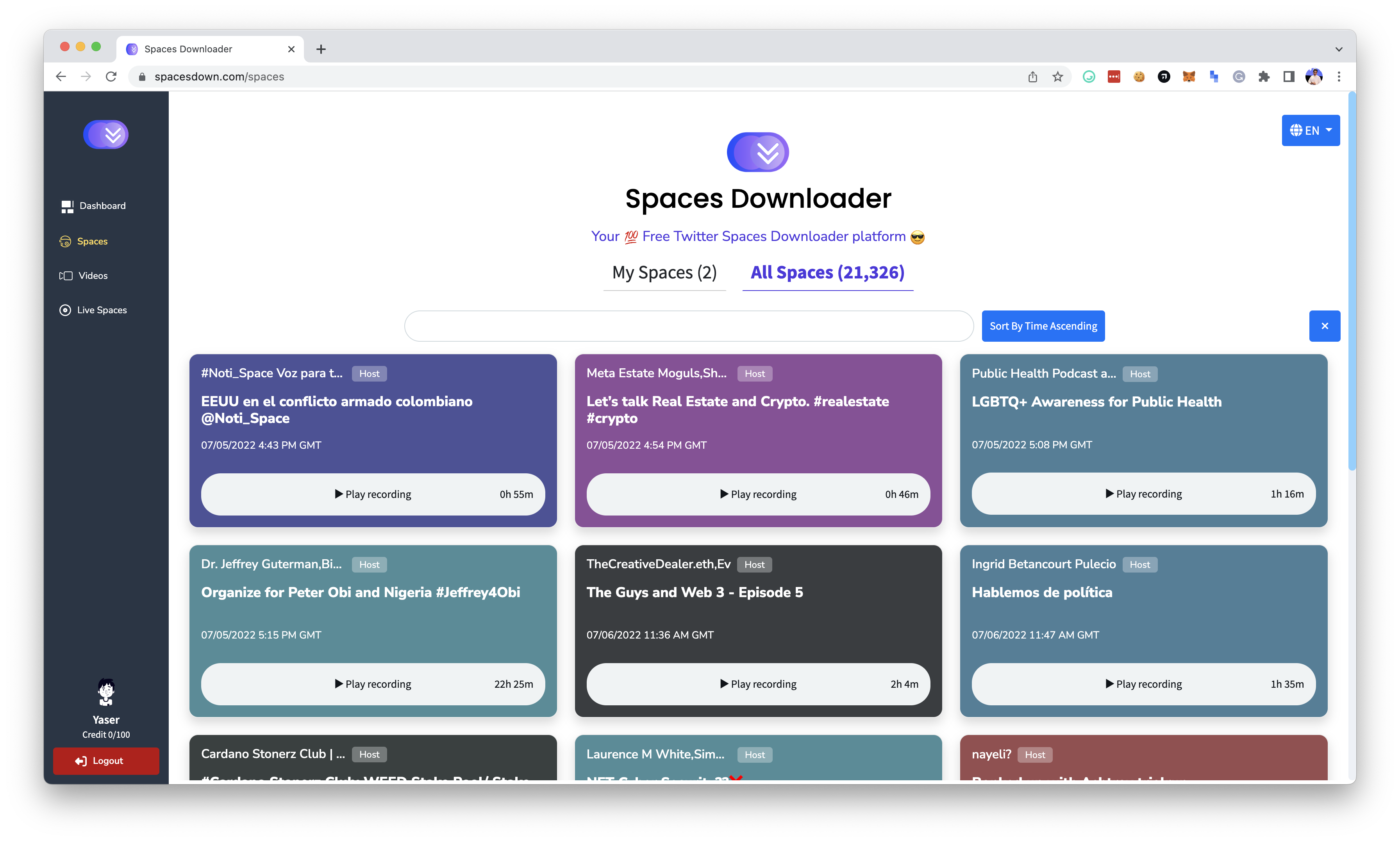 Twitter Spaces Downloader v2 media 2