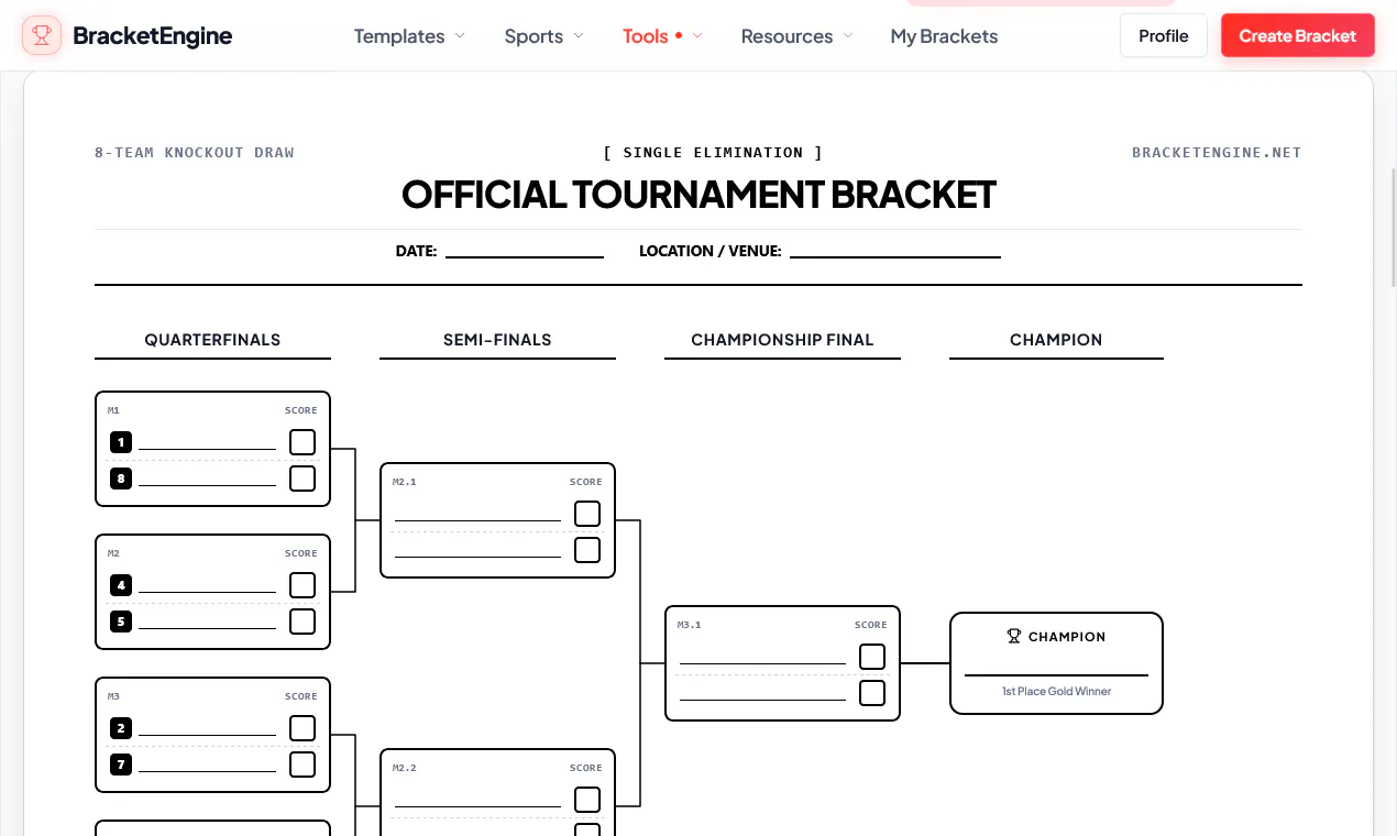 BracketEngine gallery image