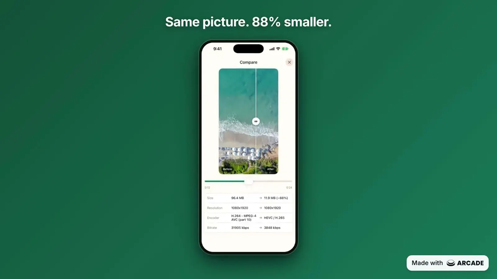 Video & Image Converter screenshot 1 (video preview)