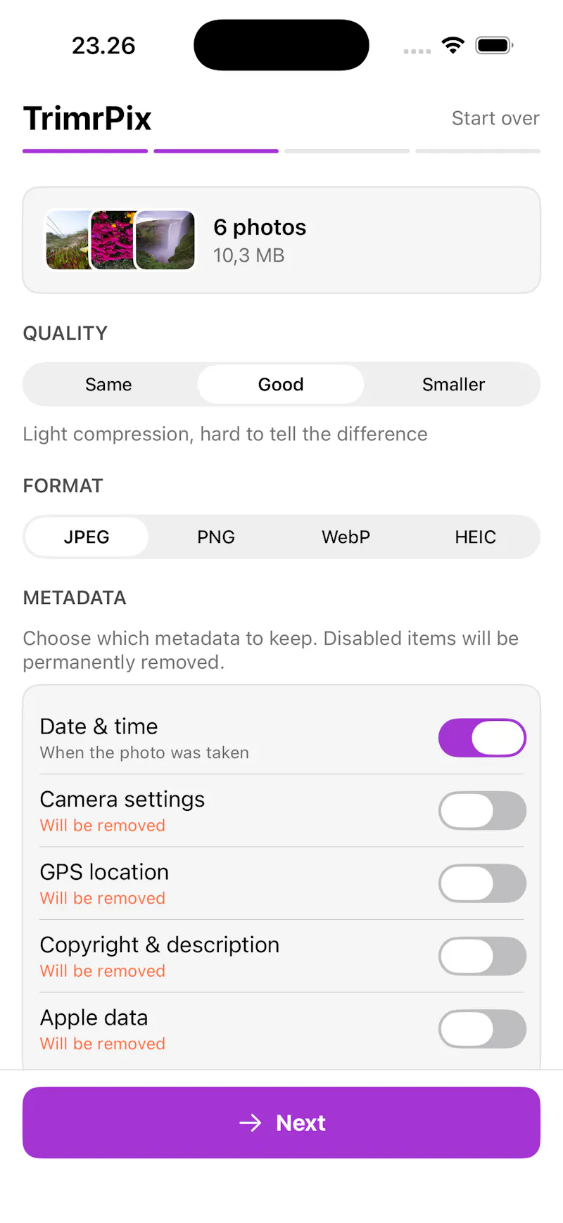TrimrPix screenshot 6