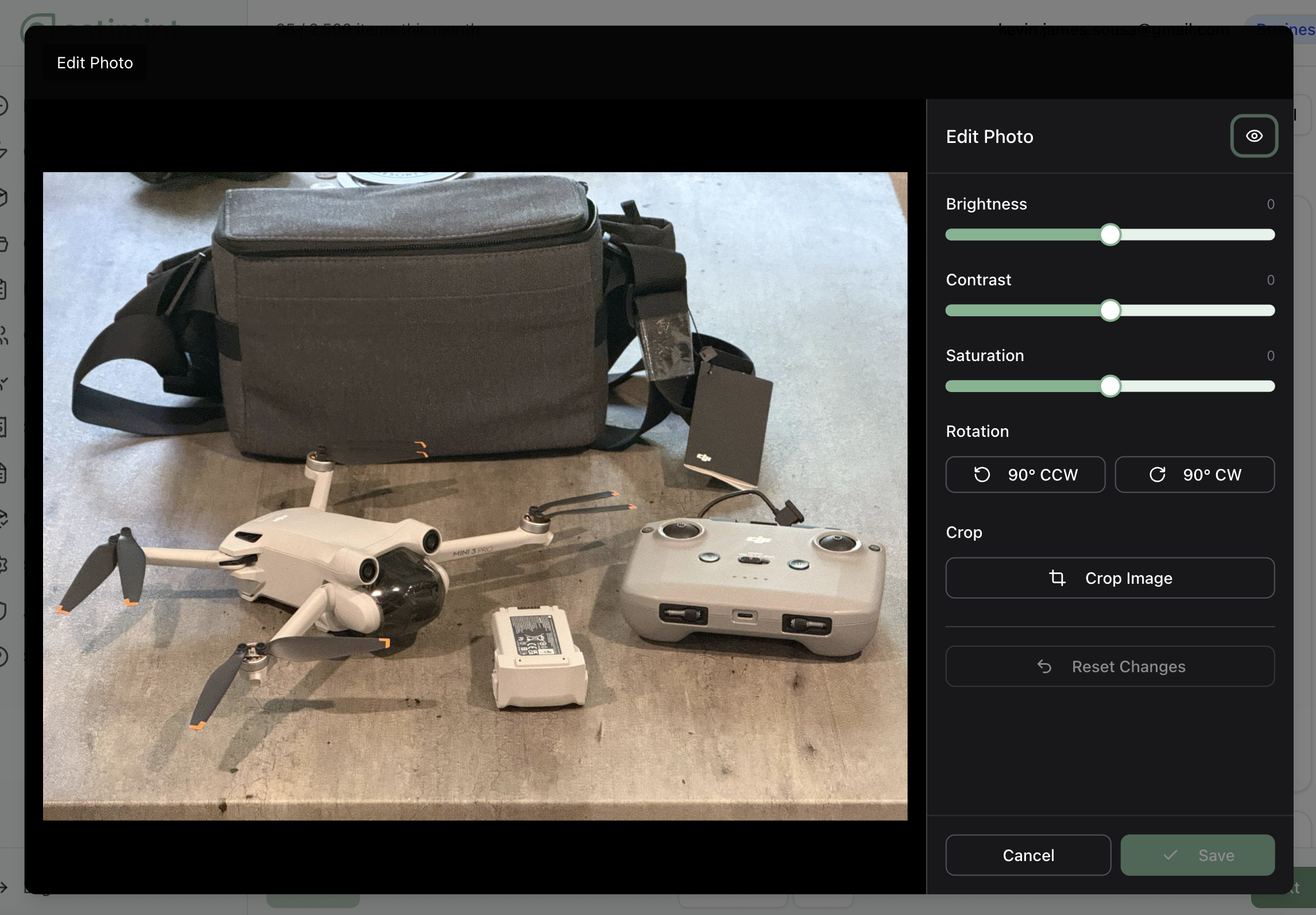 Estimint - Screenshot 4 showing product features and functionality