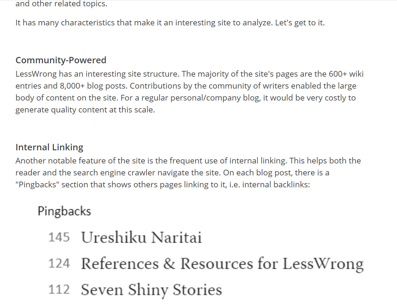 Best SEO Examples gallery image