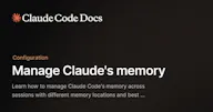 Claude Code Memory