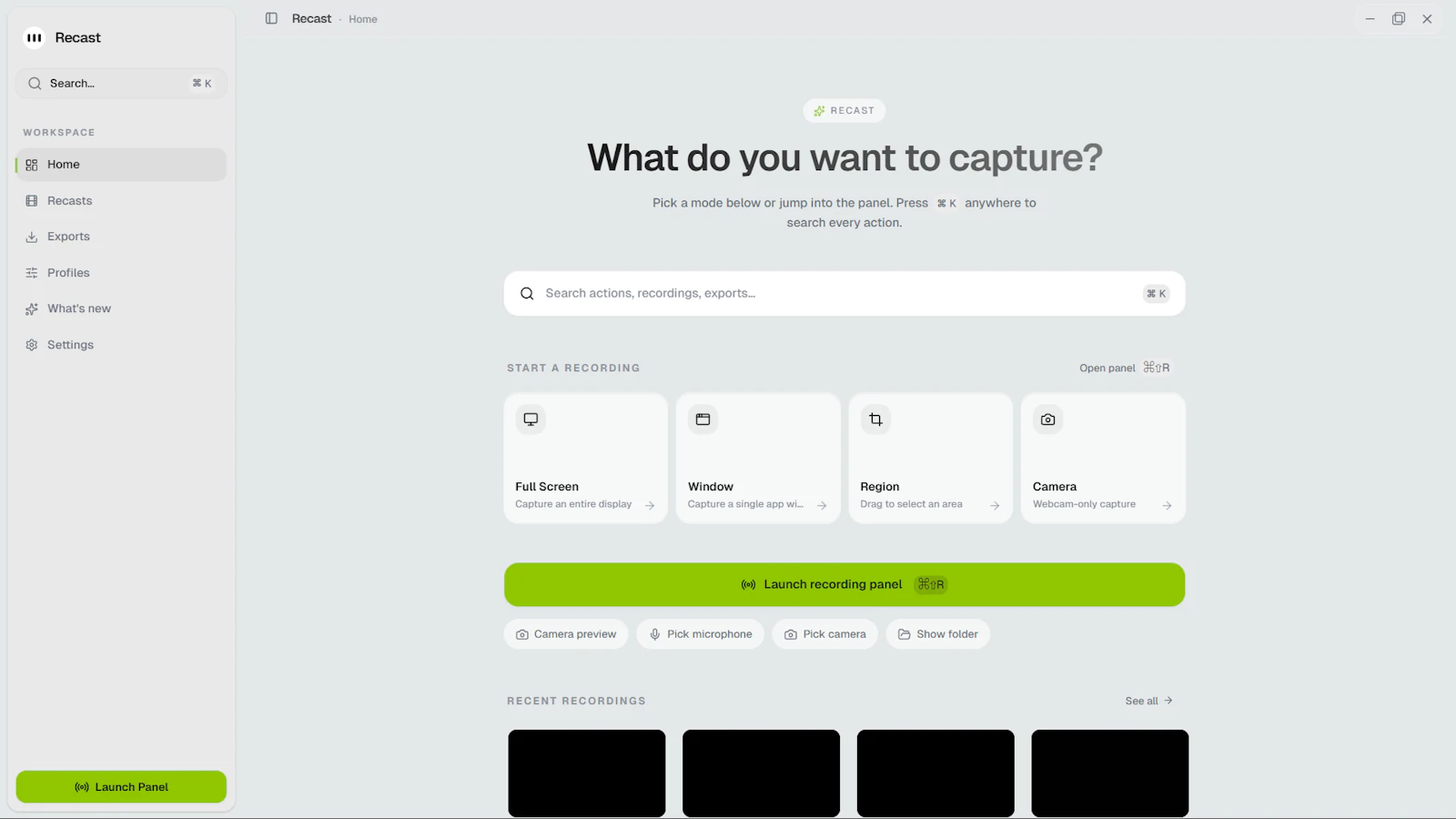 Recast screenshot 3