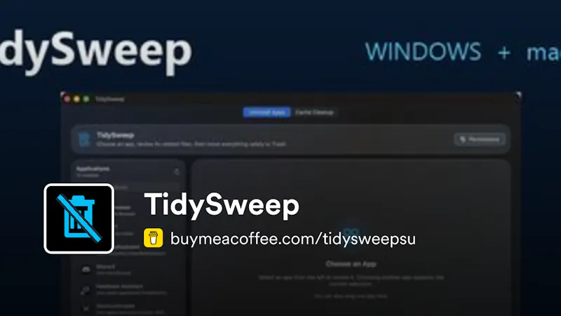TidySweep Software screenshot 2