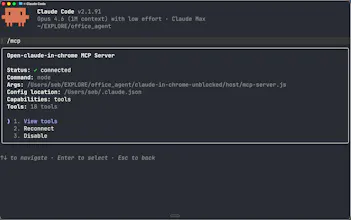 Open Claude in Chrome gallery image