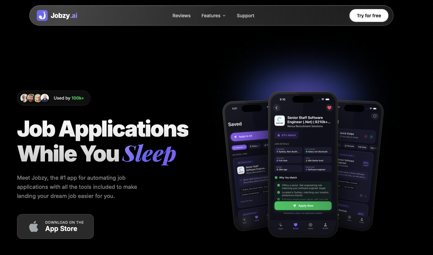 Jobzy AI - Find & Apply logo