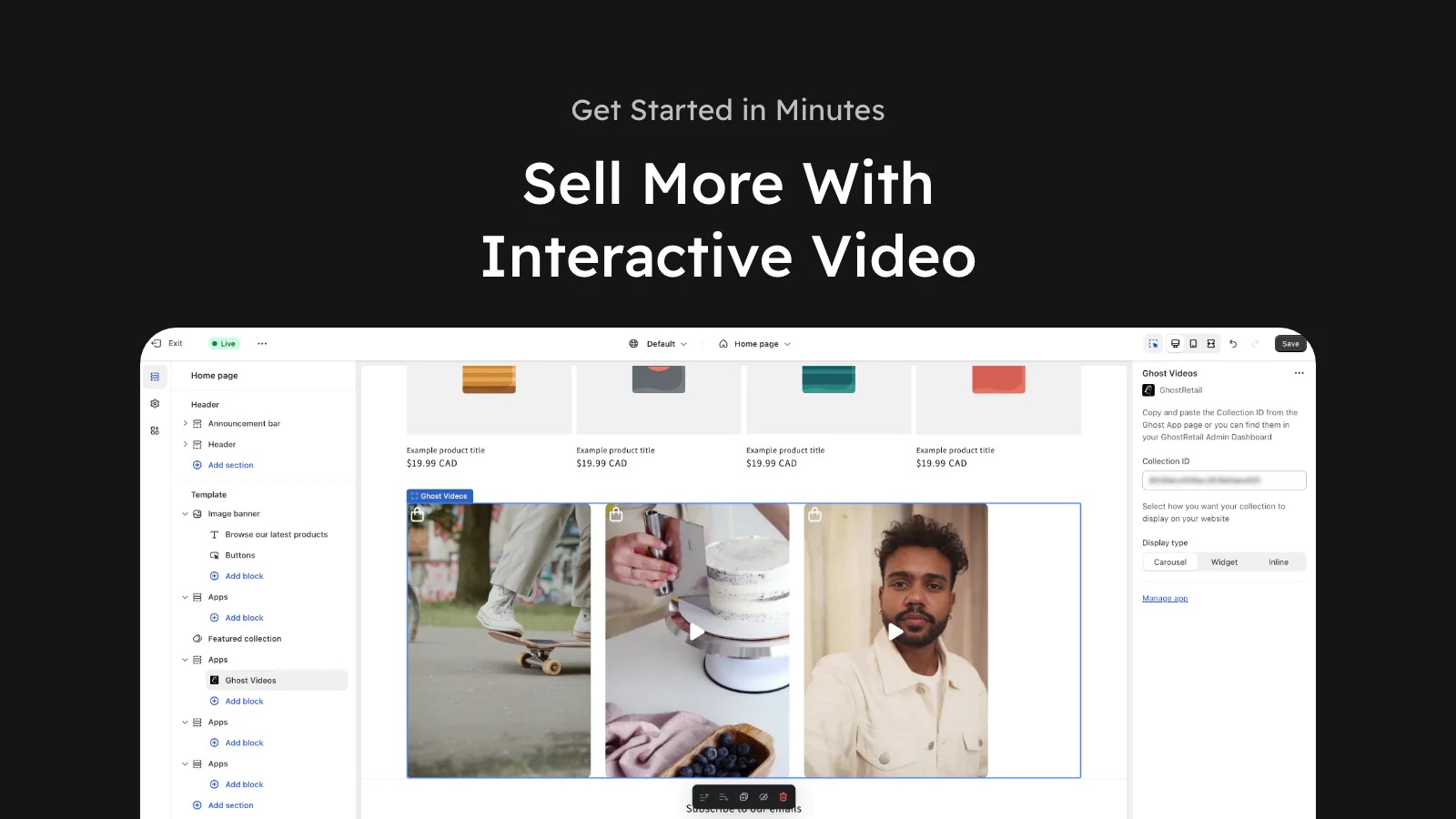 Ghostretail Interactive Video - Превратите любое видео в принесение доходов, покупаемый контент. медиа 5