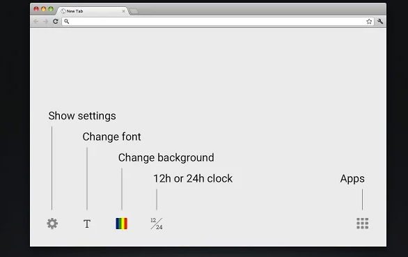 New Tab Clock gallery image