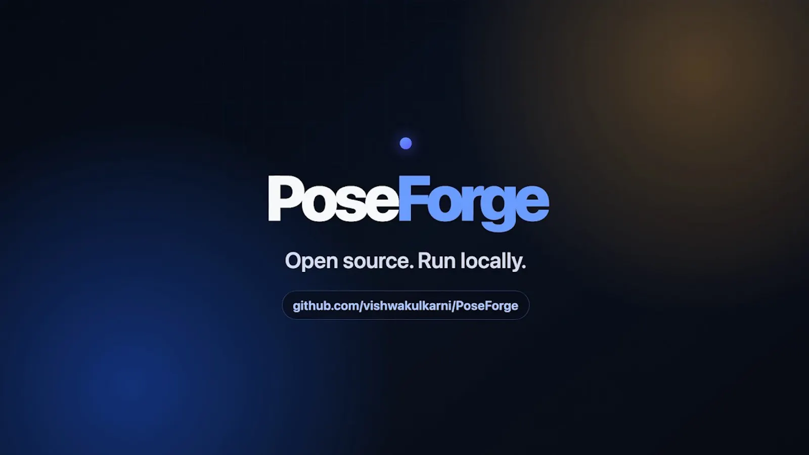 PoseForge screenshot 1 (video preview)