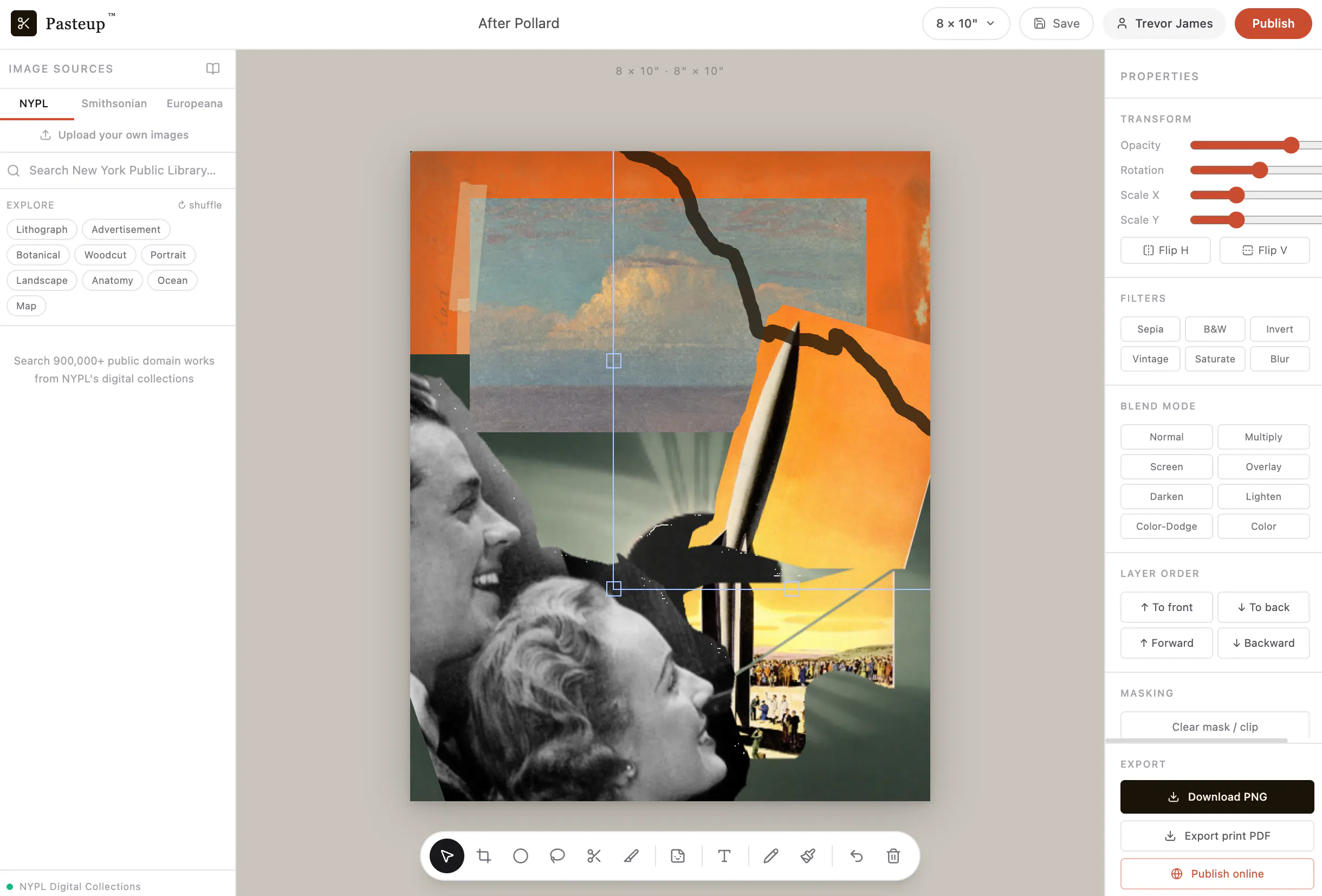 Pasteup — Collage Art Studio screenshot