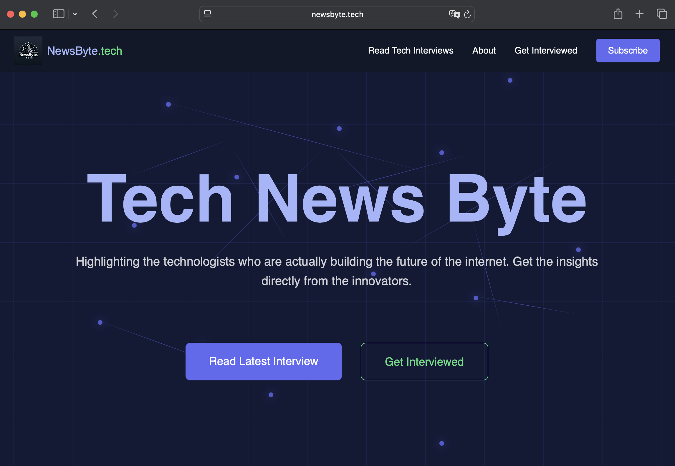 Media Tech News Byte - Wawancara Teks Pengasas, diterbitkan melalui NewsByte & Hackernoon 1