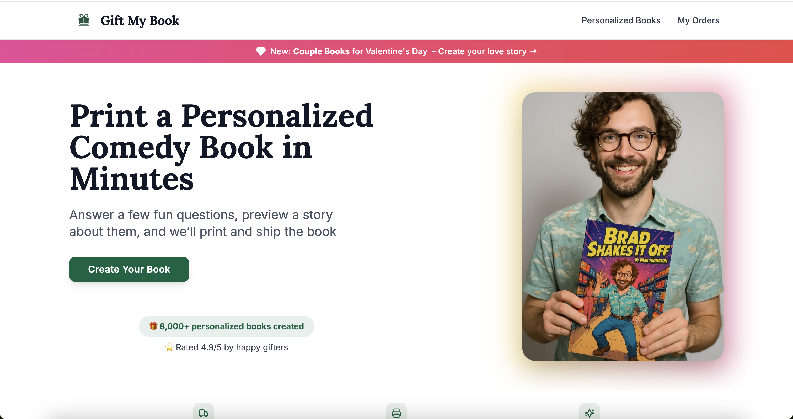 Gift My Book - Main product screenshot demonstrating key features and user interface