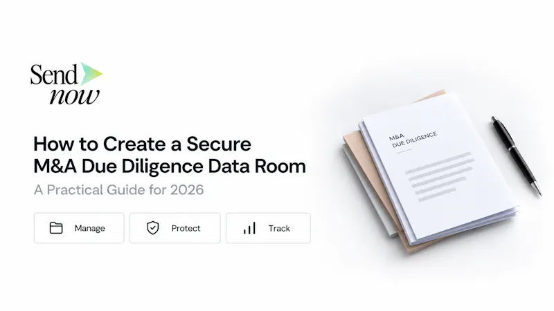 SendNow Virtual Data Rooms screenshot 8