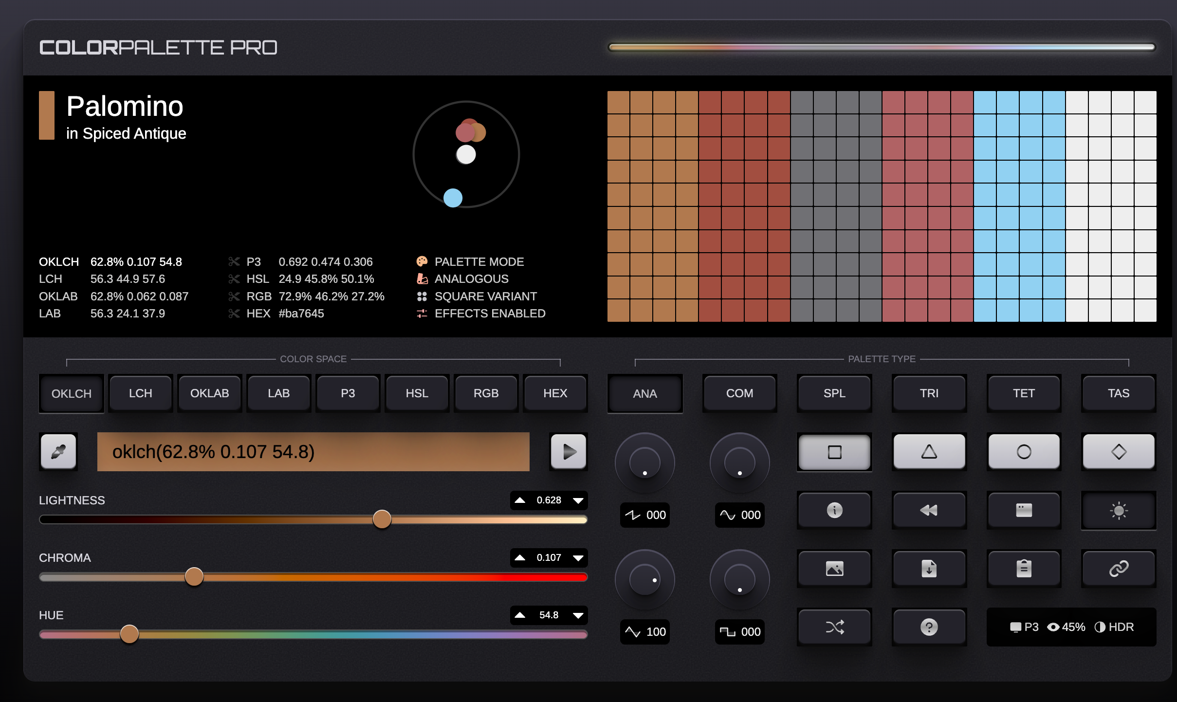 Color Palette Pro - Screenshot 2 showing product features and functionality
